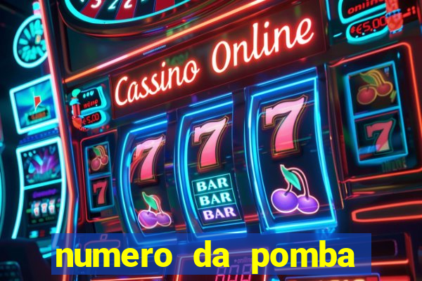 numero da pomba jogo do bicho